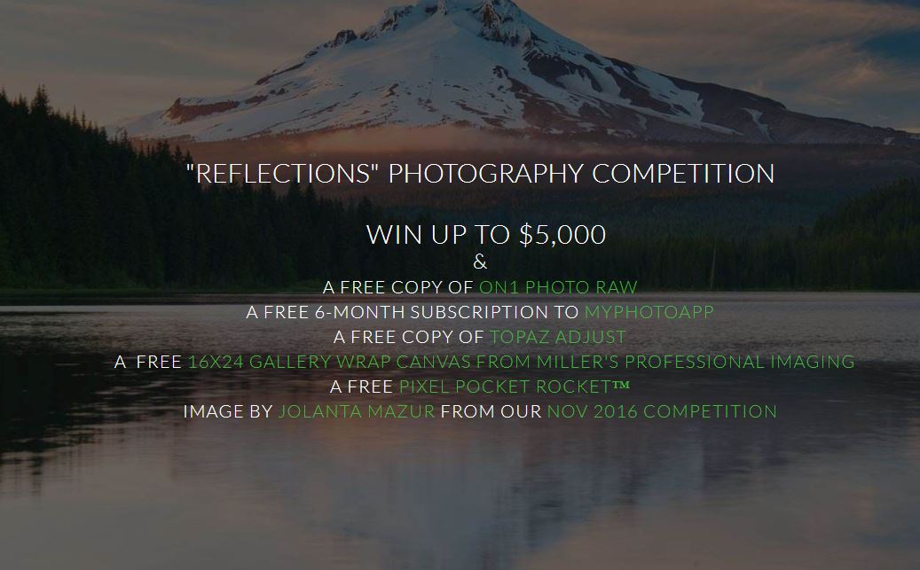 Reflections Photography Competition Win Up To $5,000! Reflections Photography Competition Win Up To $5,000! - logo