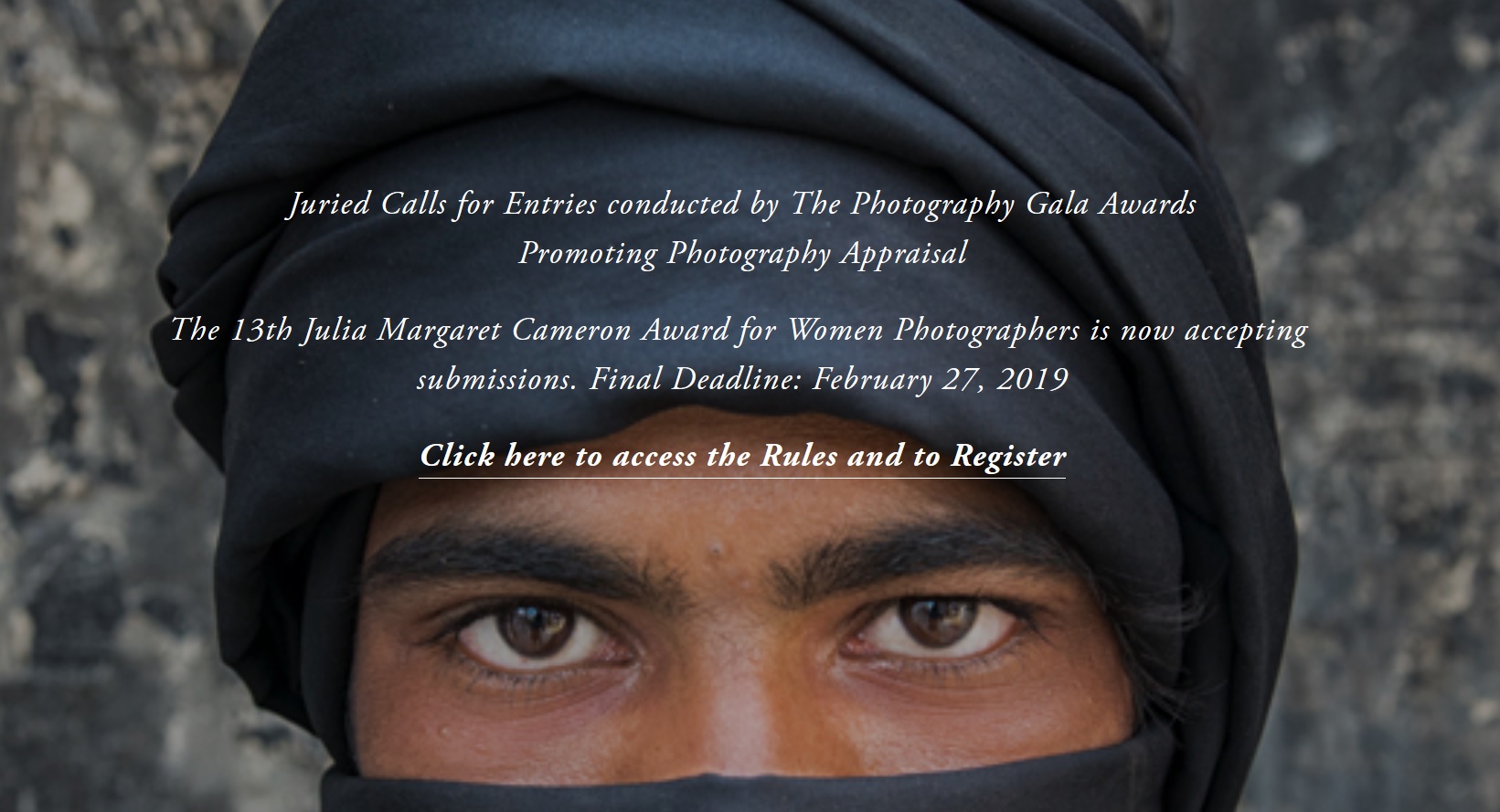 13th Julia Margaret Cameron Award for Women Photographers 2019 13th Julia Margaret Cameron Award for Women Photographers 2019 - logo