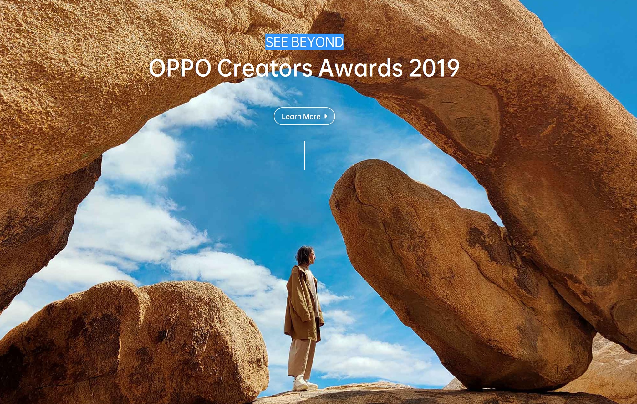 OPPO Creators Awards 2019 SEE BEYOND OPPO Creators Awards 2019 SEE BEYOND - logo
