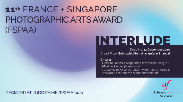 11th France + Singapore Photographic Arts Award