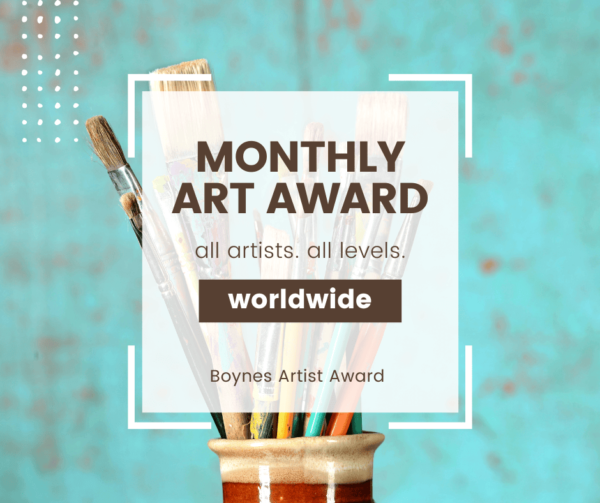 Calling All Artists: Boynes Monthly Art Award September