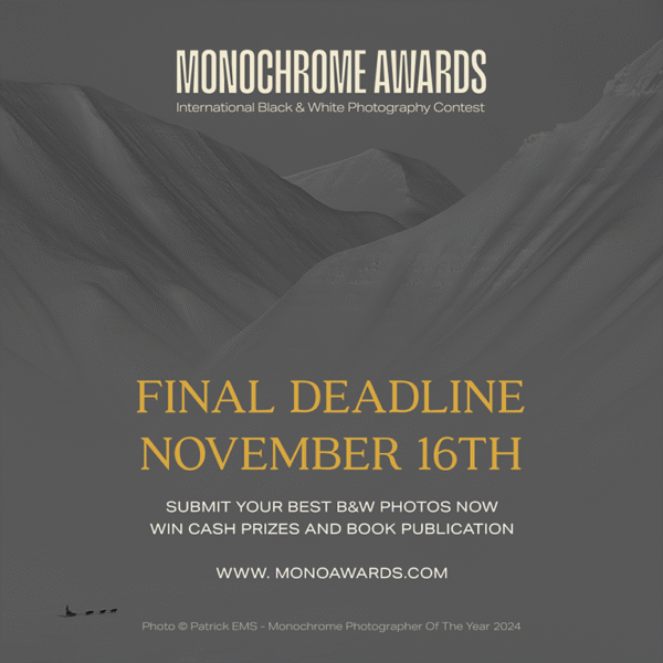 Photography competition Monochrome Awards 2025