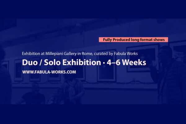 Fully Produced Fall Solo/Duo Exhibition in Rome