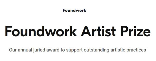 Foundwork Artist Prize 2026